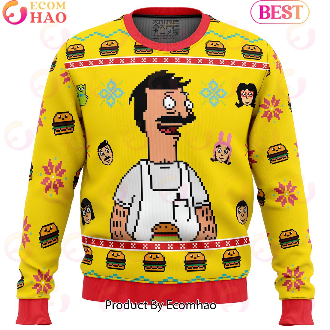 Bob’s Burgers Ugly Christmas Sweater