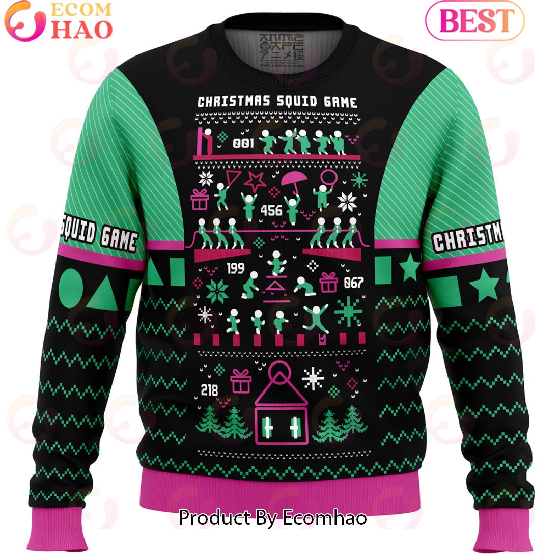 Christmas Squid Game Ugly Christmas Sweater