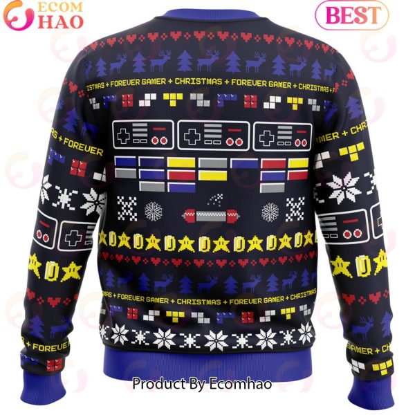 Forever Gamer Christmas Pac-Man Ugly Christmas Sweater
