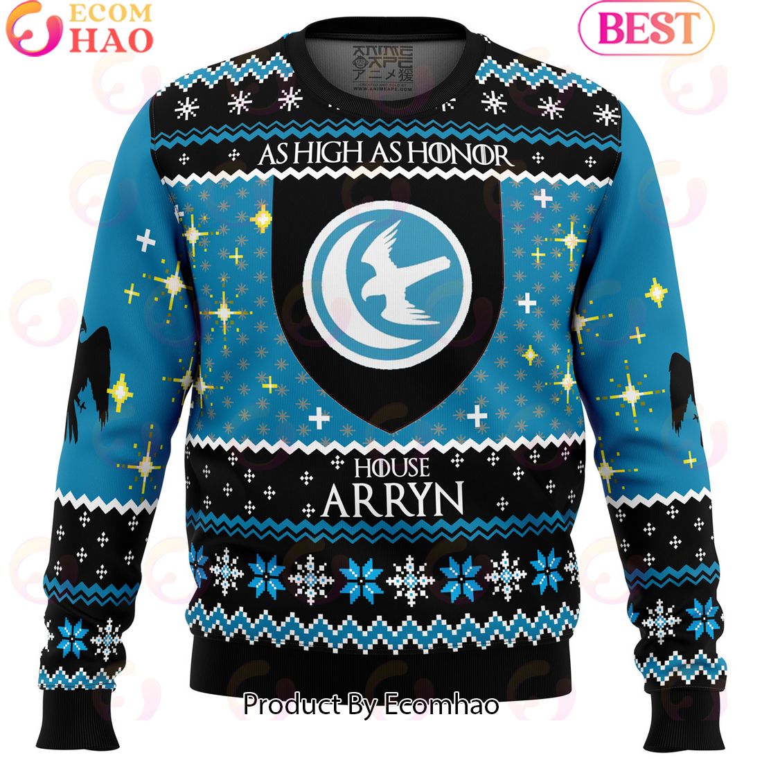 Game of Thrones House Arryn Ugly Christmas Sweater