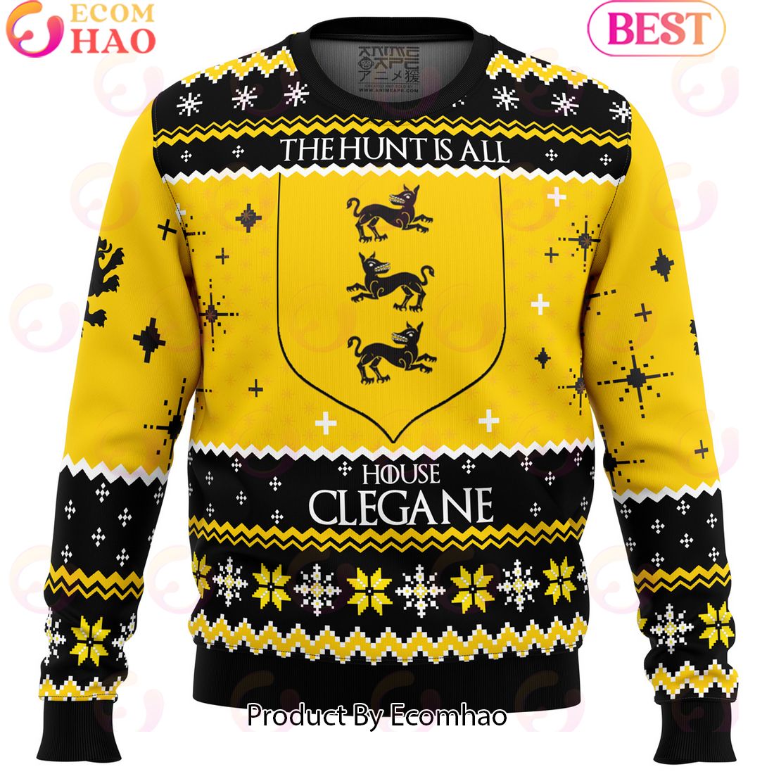 Game of Thrones House Clegane Ugly Christmas Sweater