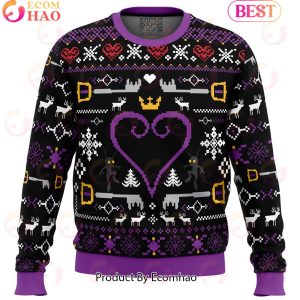 Hearts Kingdom Hearts Ugly Christmas Sweater Hearts Kingdom Hearts Ugly Christmas Sweater