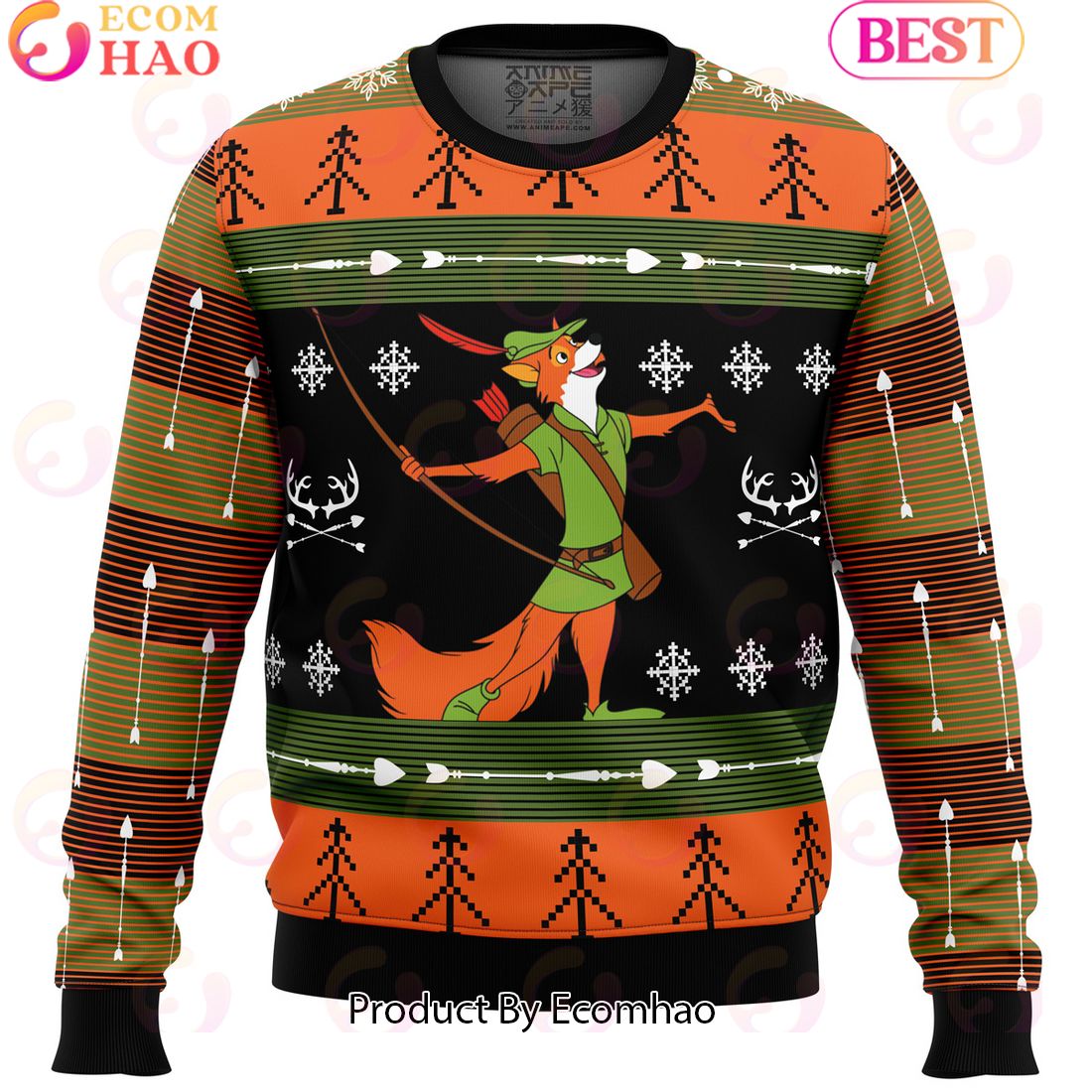 Robin Hood Ugly Christmas Sweater