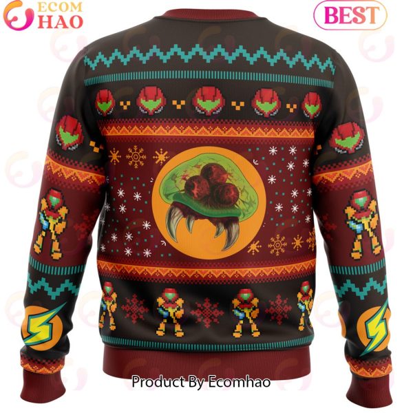 Samus Metroid Ugly Christmas Sweater