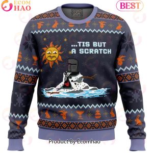 The Melting Knight Monty Python Ugly Christmas Sweater