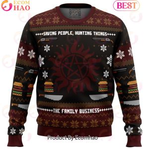 Winchester Christmas Supernatural Ugly Christmas Sweater