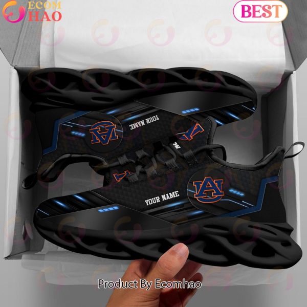 NCAA Auburn Tigers Team Black Clunky Max Soul Shoes Sneakers Custom Your Name