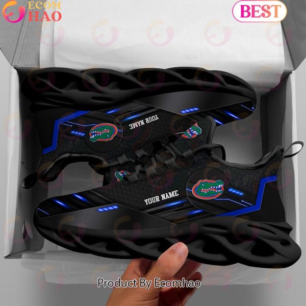 NCAA Florida Gators Team Black Clunky Max Soul Shoes Sneakers Custom Your Name