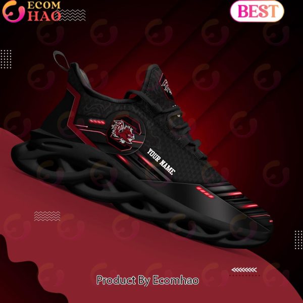 NCAA South Carolina Gamecocks Team Black Clunky Max Soul Shoes Sneakers Custom Your Name