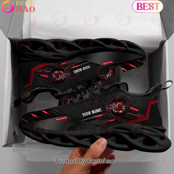 NCAA South Carolina Gamecocks Team Black Clunky Max Soul Shoes Sneakers Custom Your Name