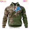 NFL Green Bay Packers Special Camo Design For Veterans Day 3D Hoodie