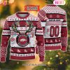 NCAA Alabama Crimson Tide Reindeer Light Ugly Christmas Sweater