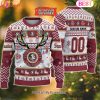 NCAA Georgia Bulldogs Reindeer Light Ugly Christmas Sweater