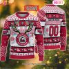 NCAA North Carolina Tar Heels Reindeer Light Ugly Christmas Sweater