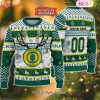 NCAA Penn State Nittany Lions Reindeer Light Ugly Christmas Sweater