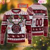 NCAA Pittsburgh Panthers Reindeer Light Ugly Christmas Sweater