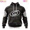 Personalized NHL Chicago Blackhawks Special Black Camo Design For Veterans Day 3D Hoodie