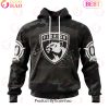 Personalized NHL Los Angeles Kings Special Black Camo Design For Veterans Day 3D Hoodie