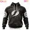 Personalized NHL St. Louis Blues Special Black Camo Design For Veterans Day 3D Hoodie