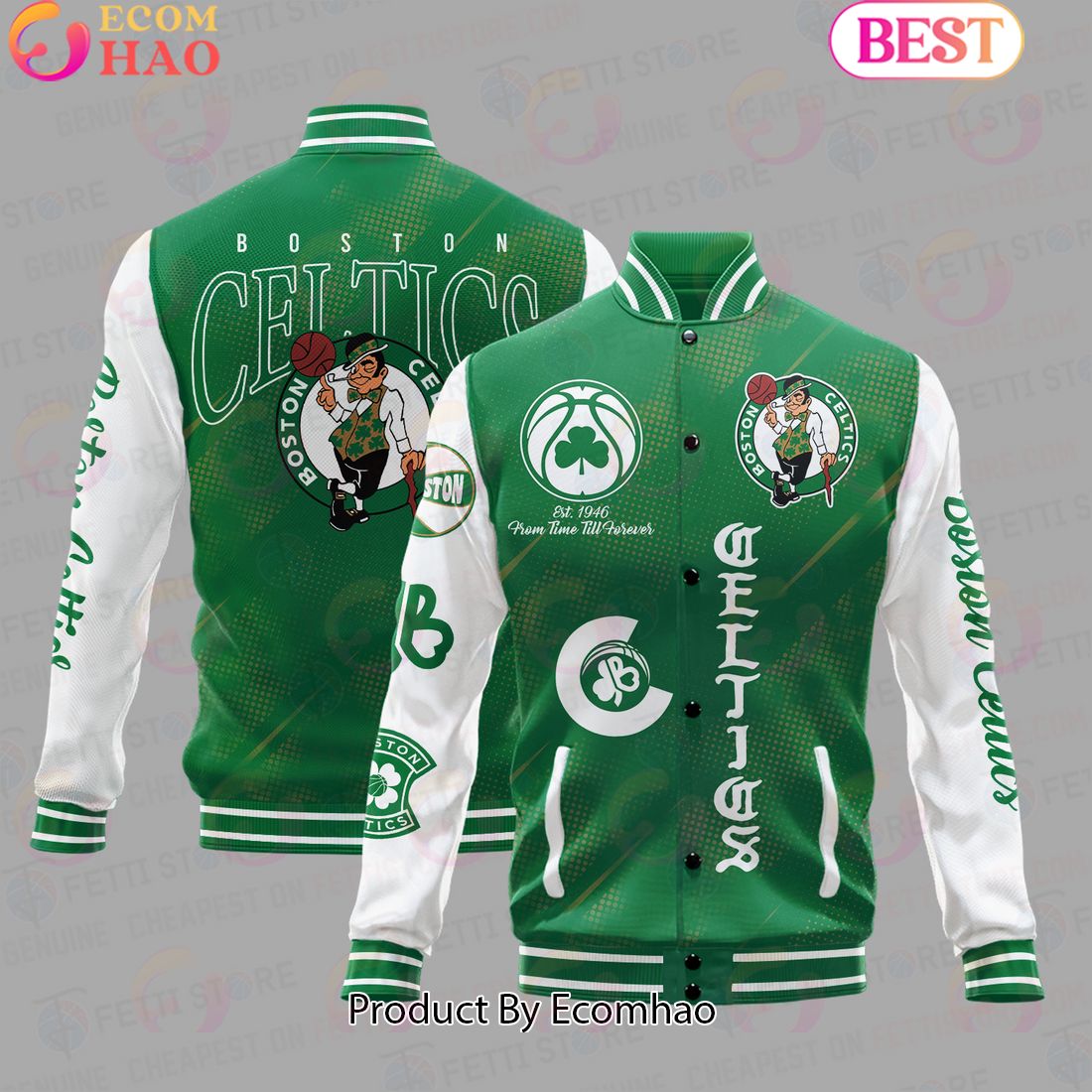 NBA Boston Celtics National Basketball Association Varsity Jacket