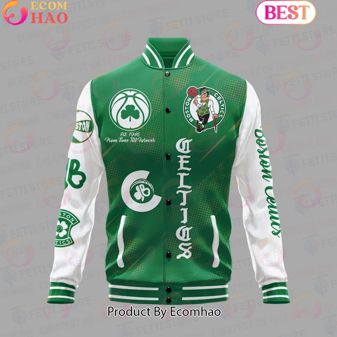 NBA Boston Celtics National Basketball Association Varsity Jacket