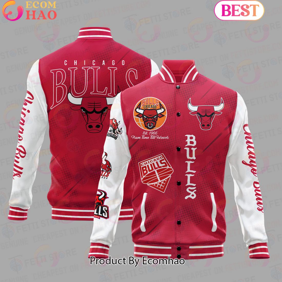 NBA Chicago Bulls National Basketball Association Varsity Jacket