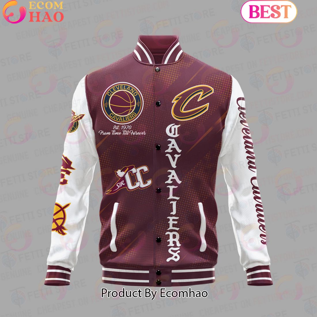 NBA Cleveland Cavaliers National Basketball Association Varsity Jacket