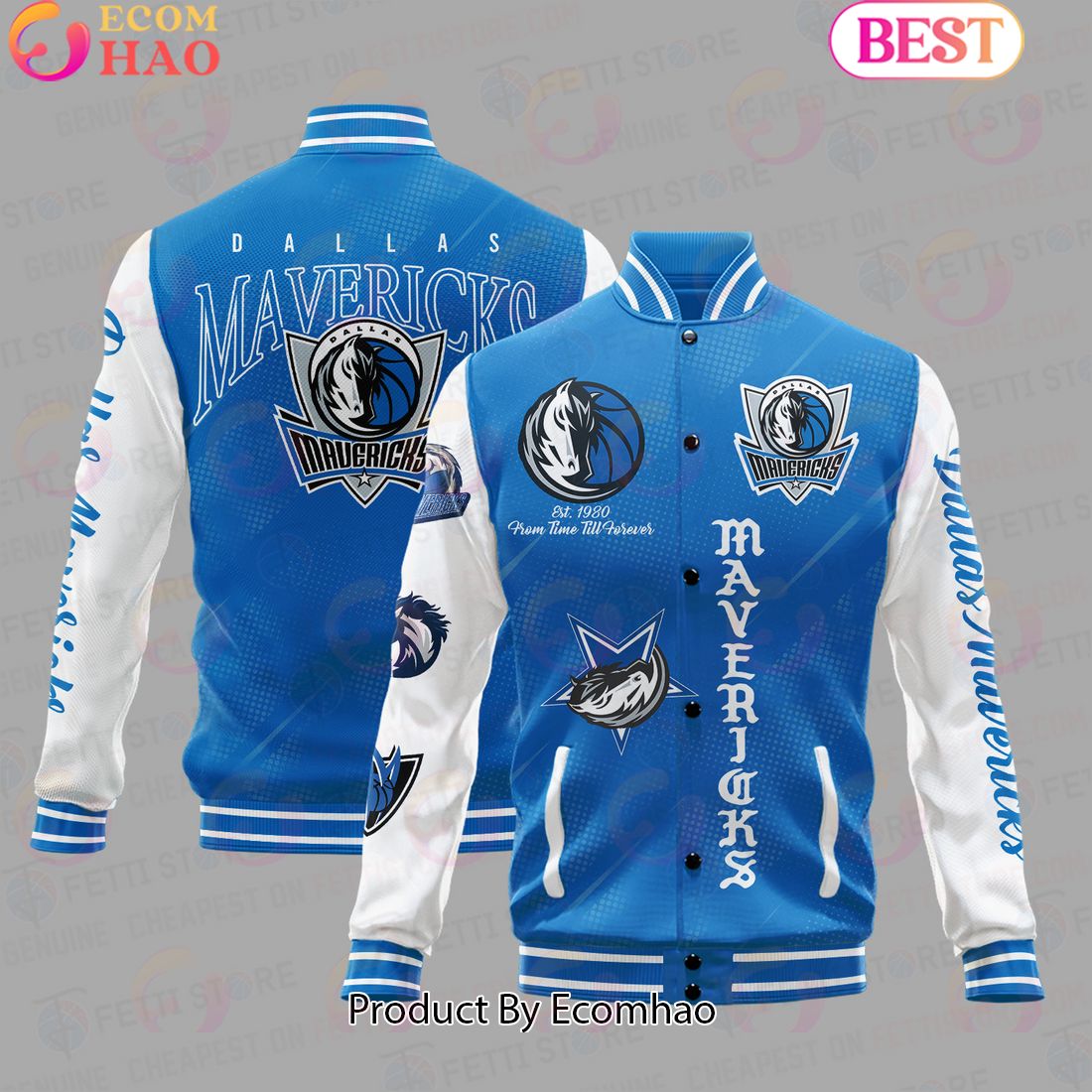 NBA Dallas Mavericks National Basketball Association Varsity Jacket