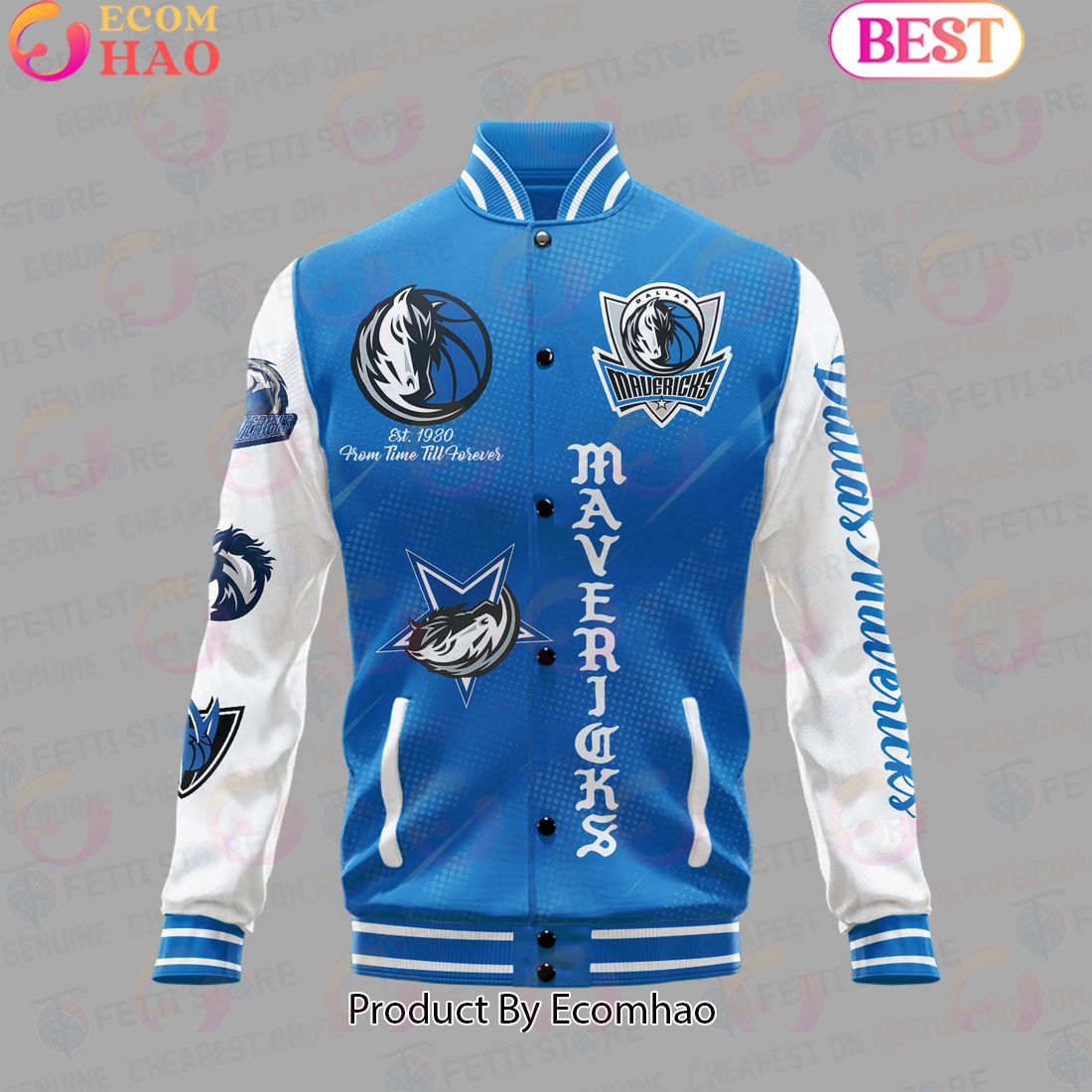 NBA Dallas Mavericks National Basketball Association Varsity Jacket