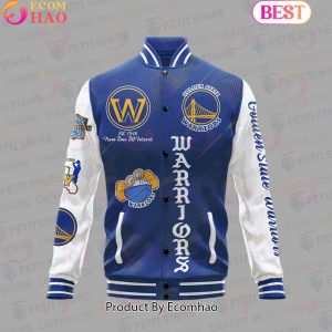 NBA Golden State Warriors National Basketball Association Varsity Jacket NBA Golden State Warriors National Basketball Association Varsity Jacket