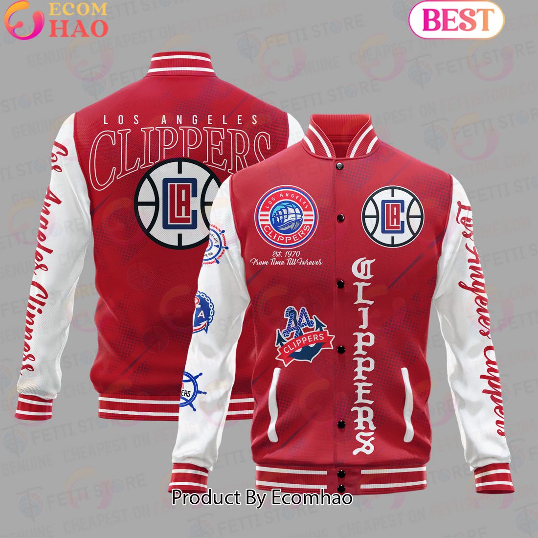 NBA LA Clippers National Basketball Association Varsity Jacket