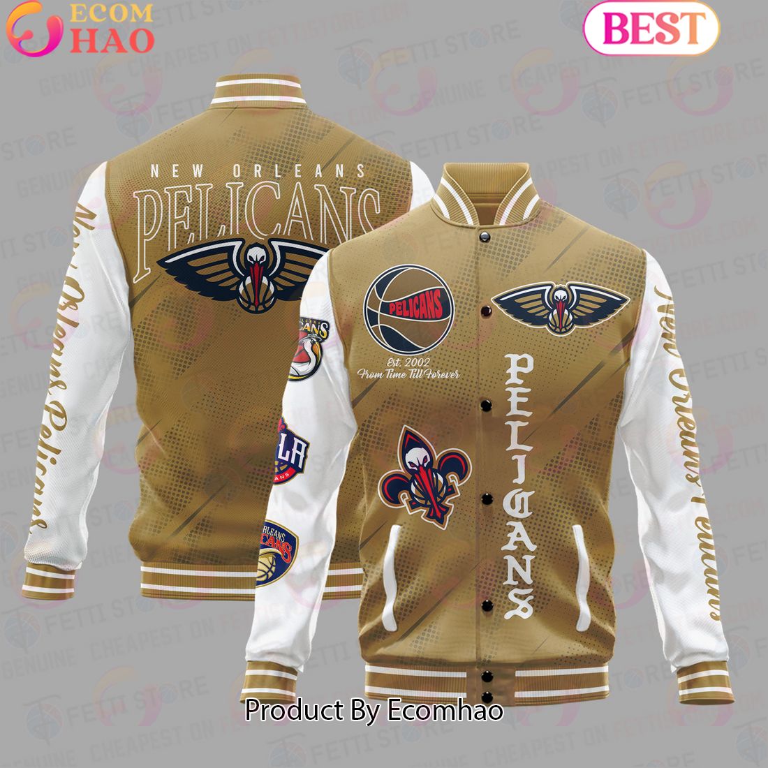 NBA New Orleans Pelicans National Basketball Association Varsity Jacket