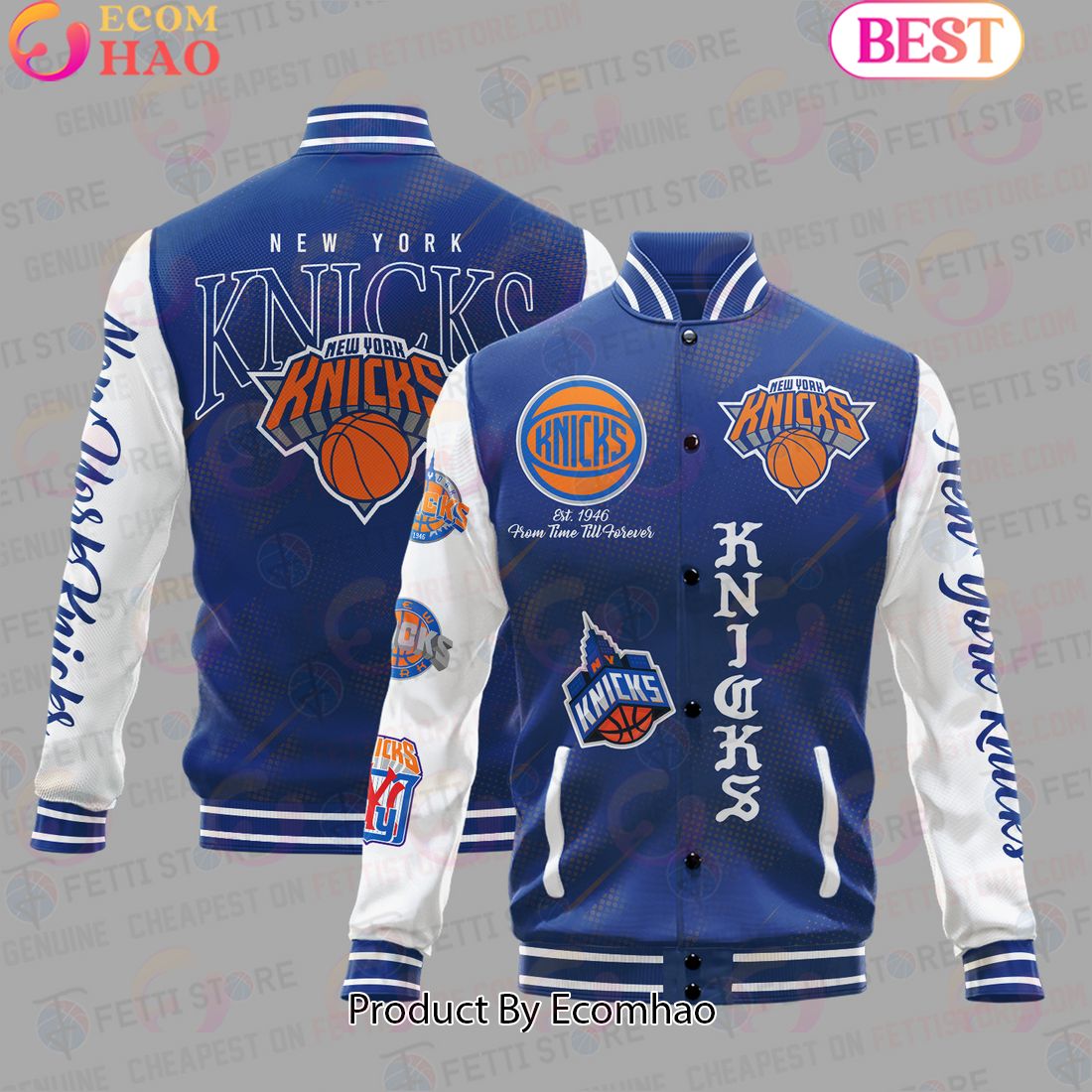 NBA New York Knicks National Basketball Association Varsity Jacket