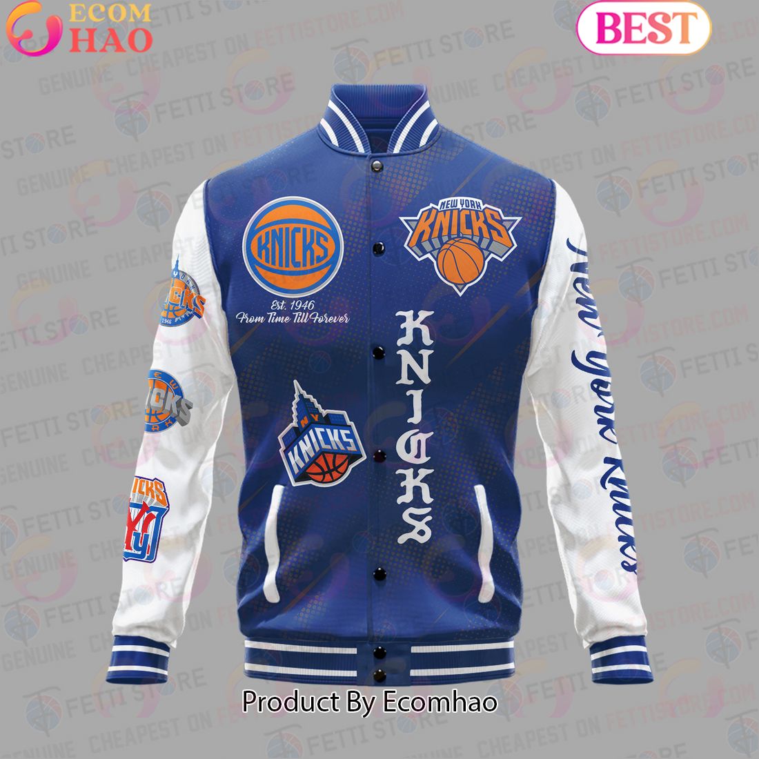 NBA New York Knicks National Basketball Association Varsity Jacket