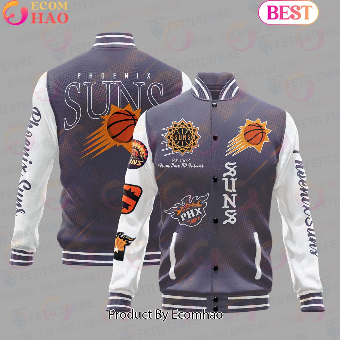 NBA Phoenix Suns National Basketball Association Varsity Jacket