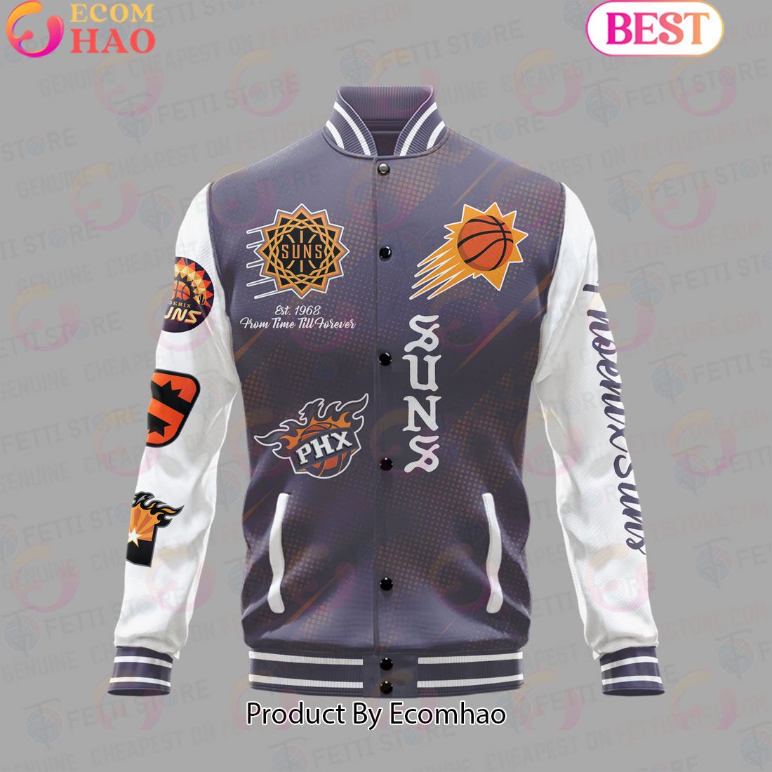 NBA Phoenix Suns National Basketball Association Varsity Jacket