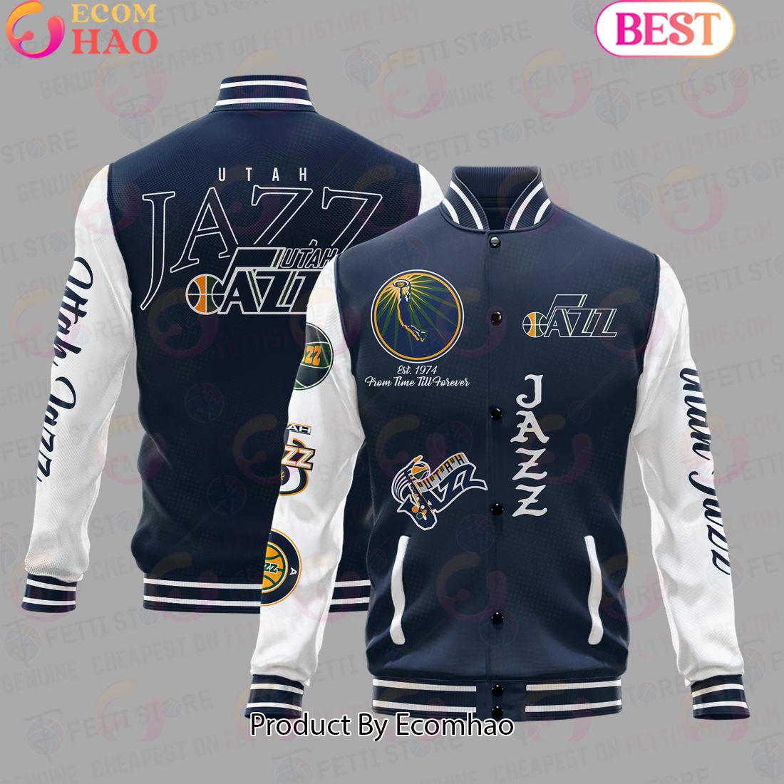 NBA Utah Jazz National Basketball Association Varsity Jacket