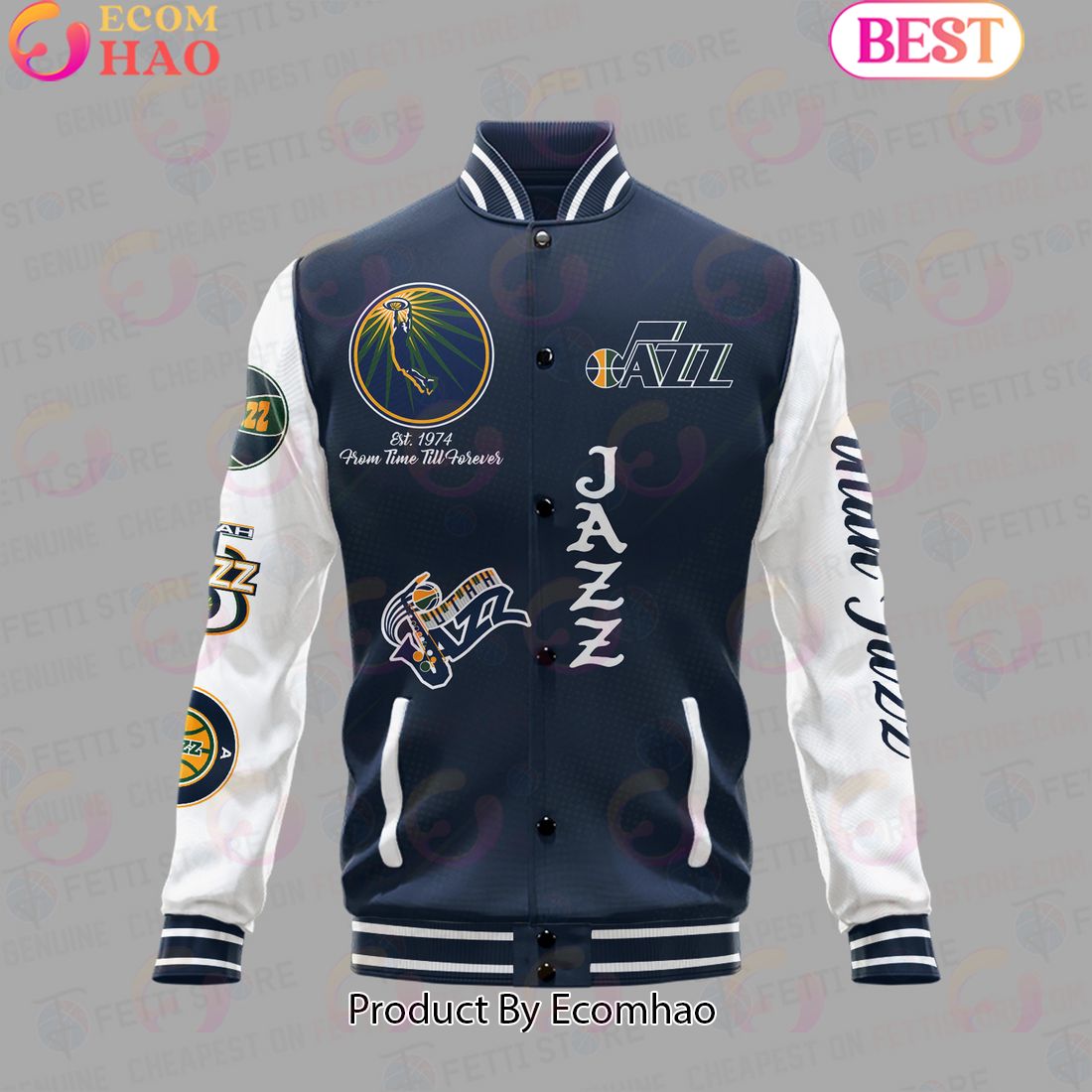 NBA Utah Jazz National Basketball Association Varsity Jacket