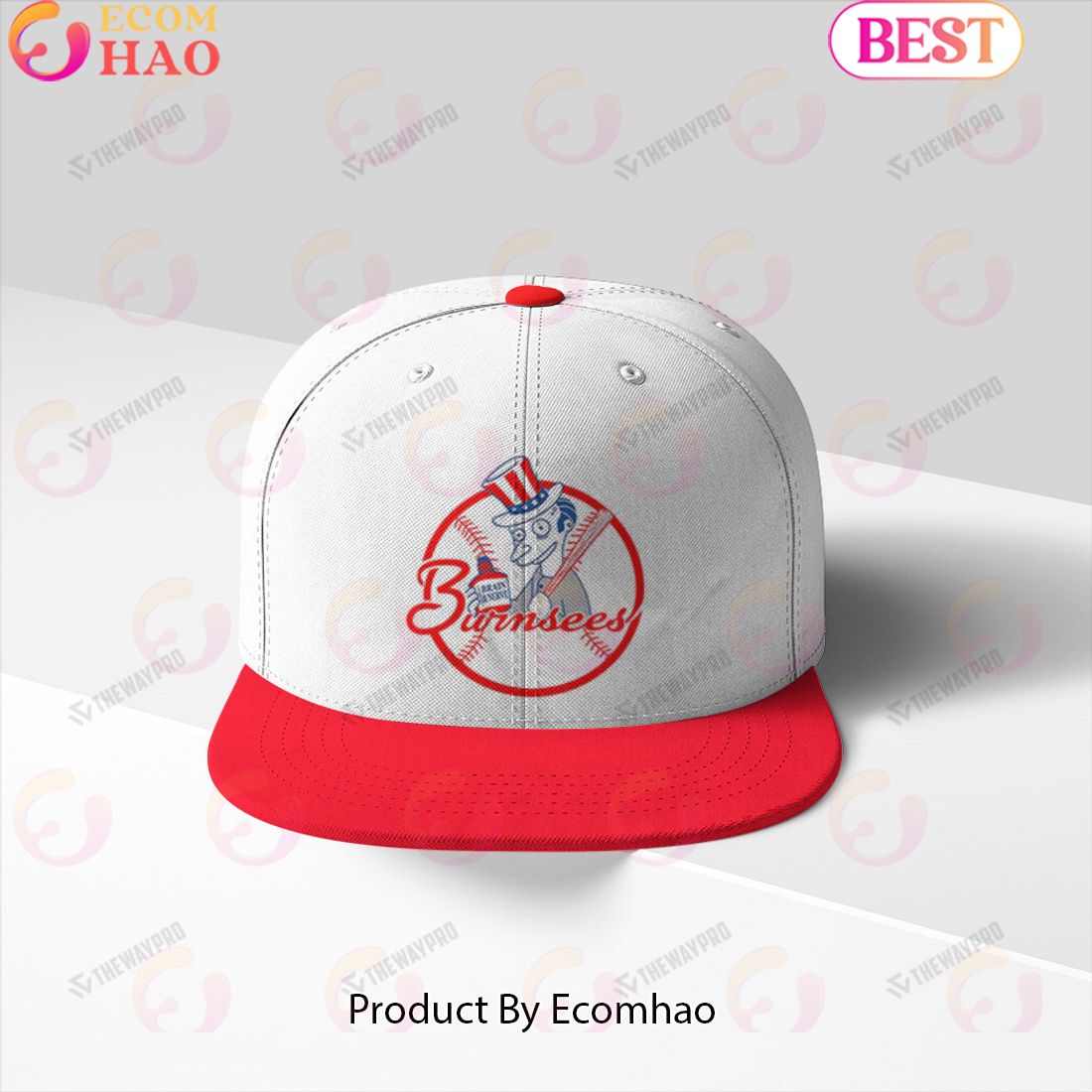 Baseball the SS New York Burnsees Custom Baseball Cap