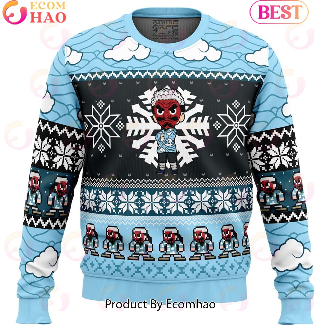 Christmas Flair Pro Wrestling Ugly Christmas Sweater