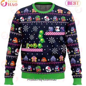Christmas Bubble Bubble Bobble Ugly Christmas Sweater