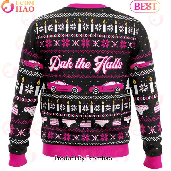 Duk the Halls Sixteen Candles Ugly Christmas Sweater