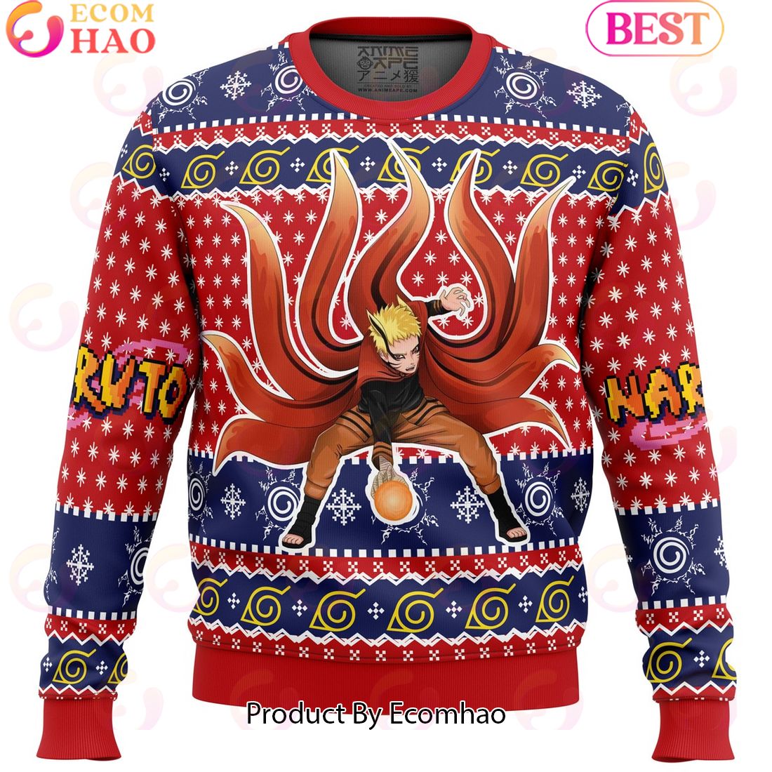 Santa Tobio Haikyuu Ugly Christmas Sweater