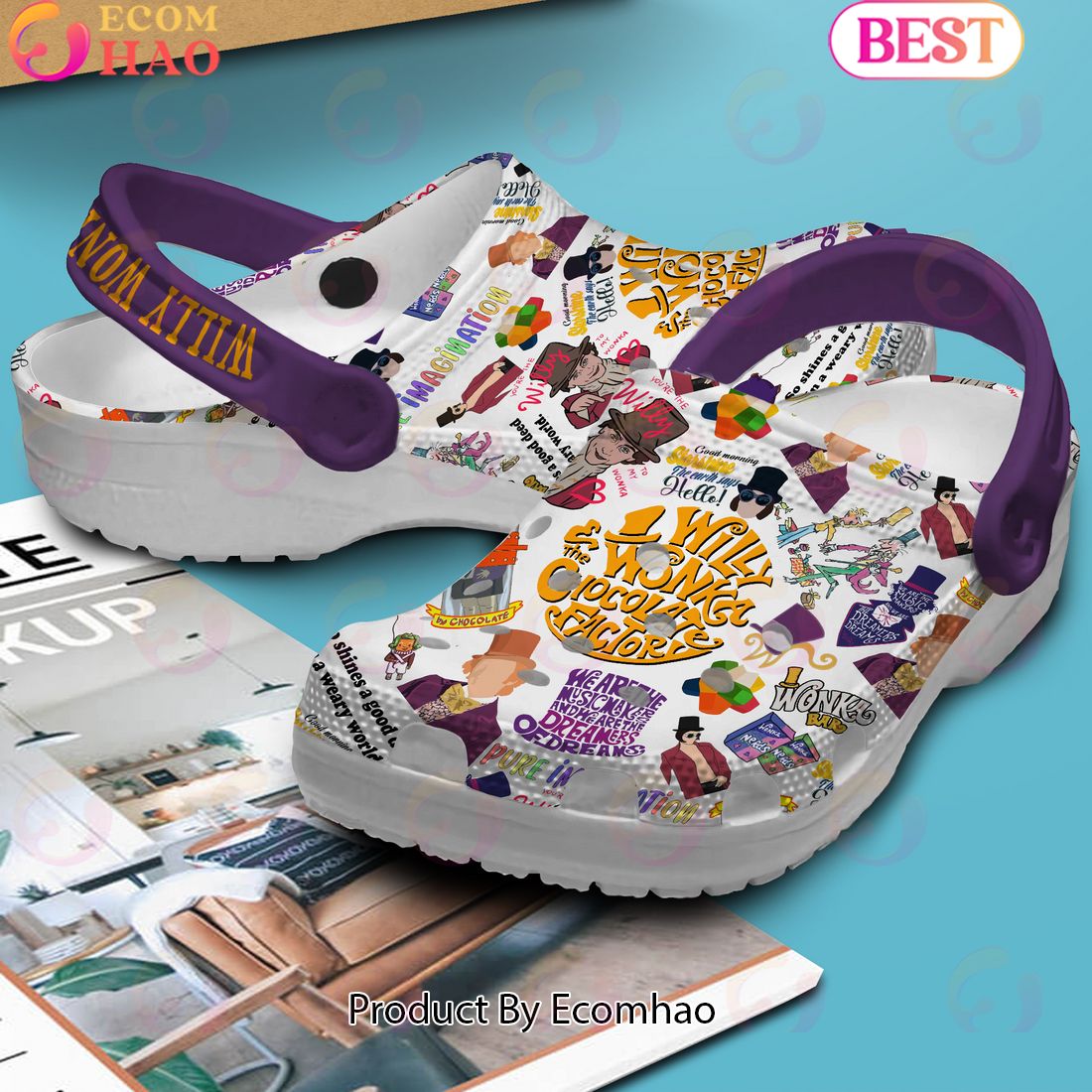 Willy Wonka The Chocolate Factory Crocs