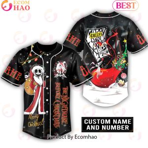 Customize The Nightmare Before Christmas Creepy Baseball Jersey Customize The Nightmare Before Christmas Creepy Baseball Jersey