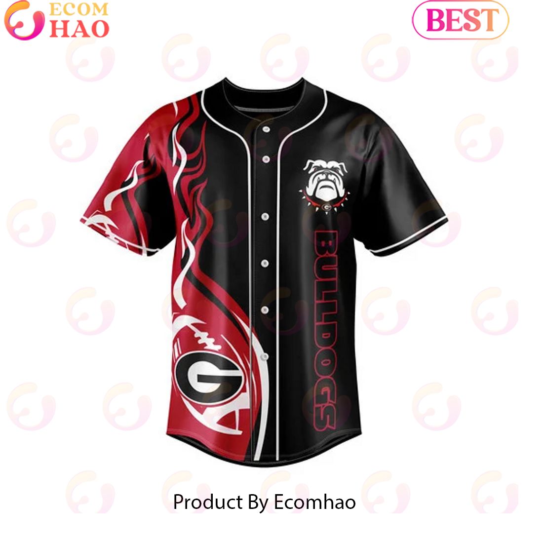 Georgia Bulldogs Bringin’it Baseball Jersey