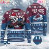 NHL Chicago Blackhawks Angry Mascot Design Ugly Sweater