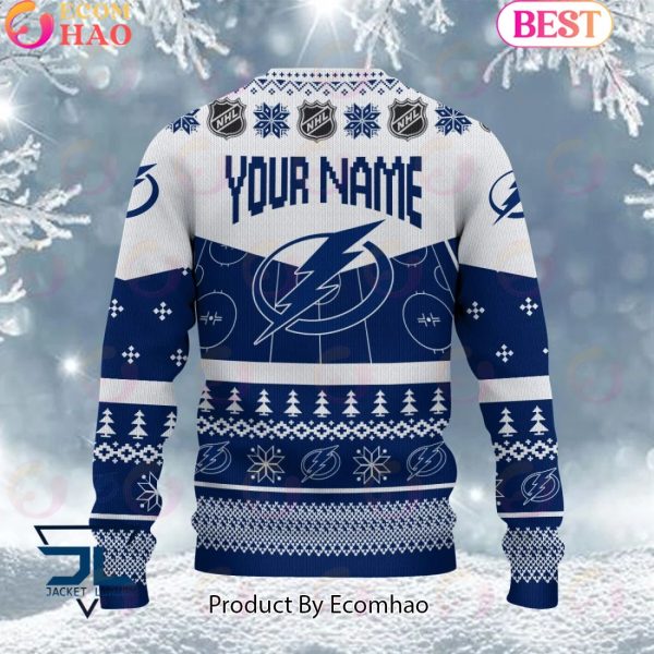 NHL Tampa Bay Lightning Angry Mascot Design Ugly Sweater