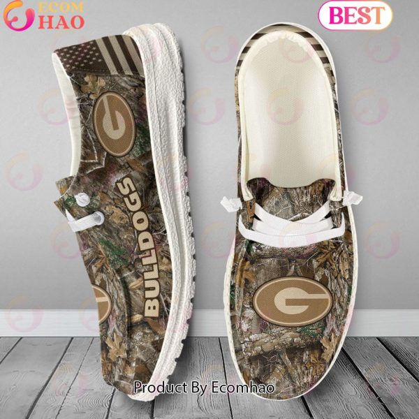 NCAA Georgia Bulldogs Camo Hunting Hey Dude Shoes Football