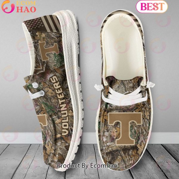 NCAA Tennessee Volunteers Camo Hunting Hey Dude Shoes Football